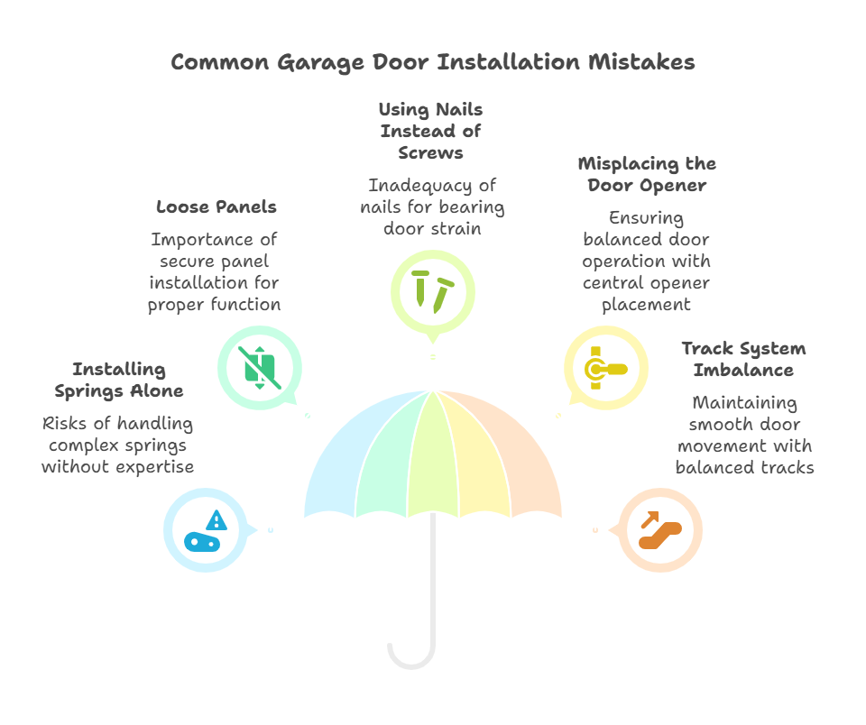 Common Garage door installation mistake