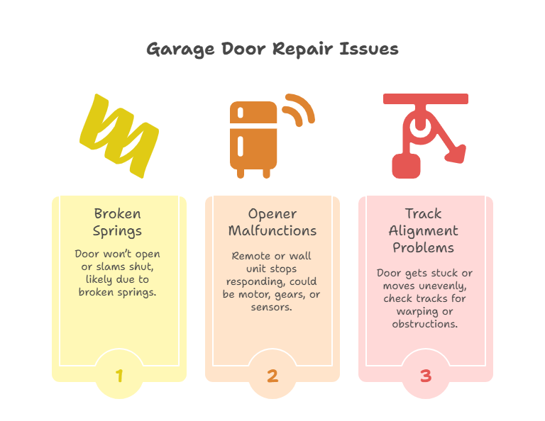 Garage door Common Repair Signs