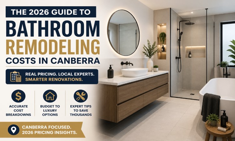 How Much Does Bathroom Remodeling Canberra Cost in 2026?