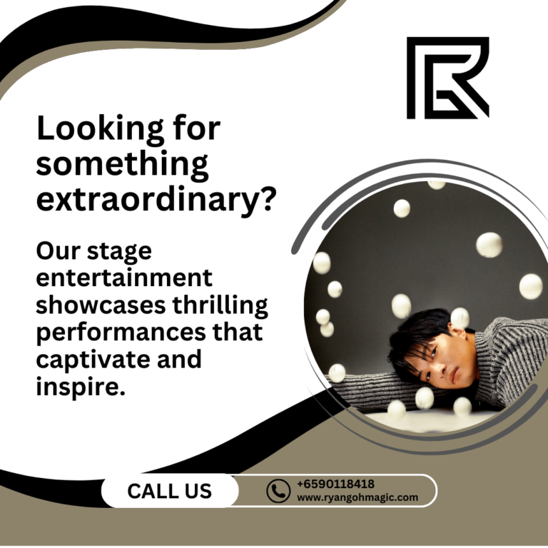 Create a Standout Singapore Event with the Engaging Magic of Ryan Goh