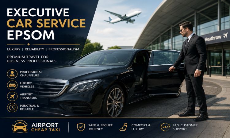 Top Benefits of Booking Executive Car Service Epsom for Airport Transfers
