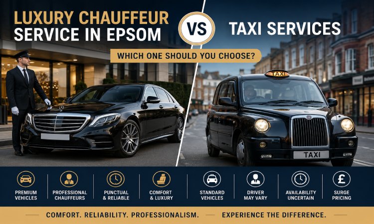Taxi vs Chauffeur Service Epsom: Which Travel Option Offers Better Value?