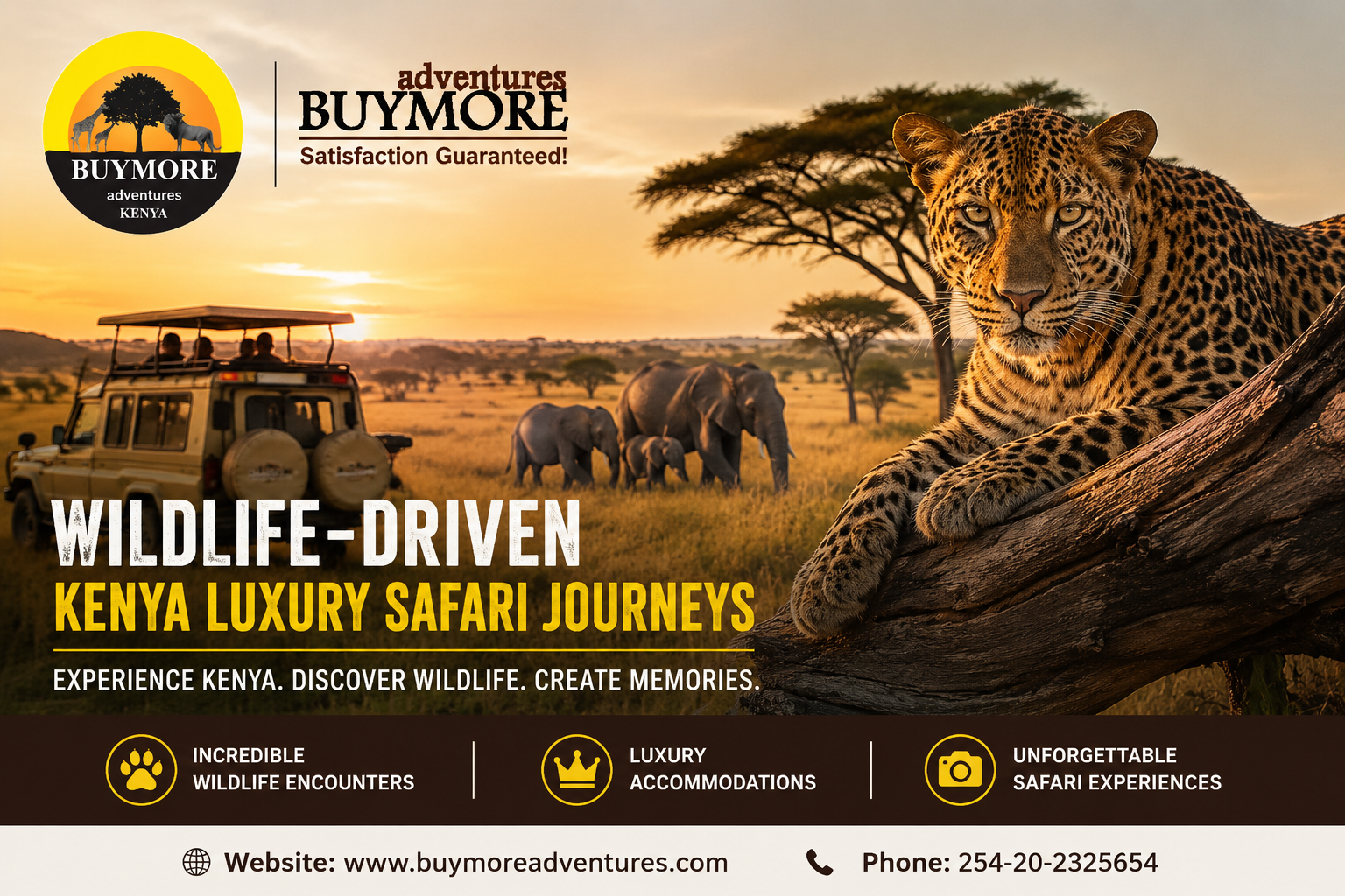Buy More Adventures Promotes High-End Kenya Safari Journeys Featuring Iconic Wildlife