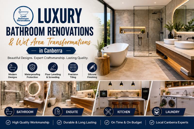 Premium Wet Area Renovations Canberra for Stylish Homes